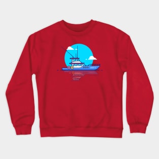 Cruise Ship Crewneck Sweatshirt